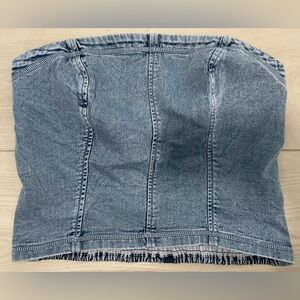 Aerie Denim Tube Top